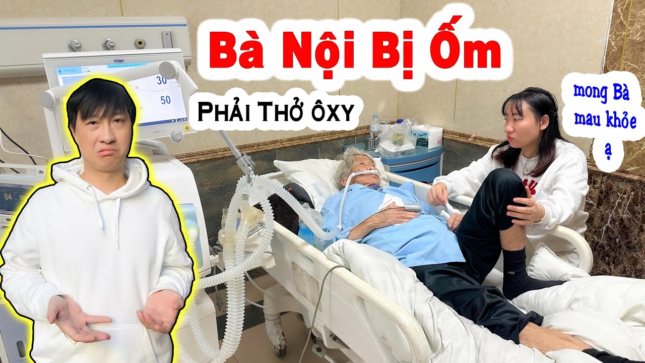 Vào Bệnh Viện Thăm Bà Nội Bị Ốm - Chúng Cháu Chúc  Bà mau Khỏe