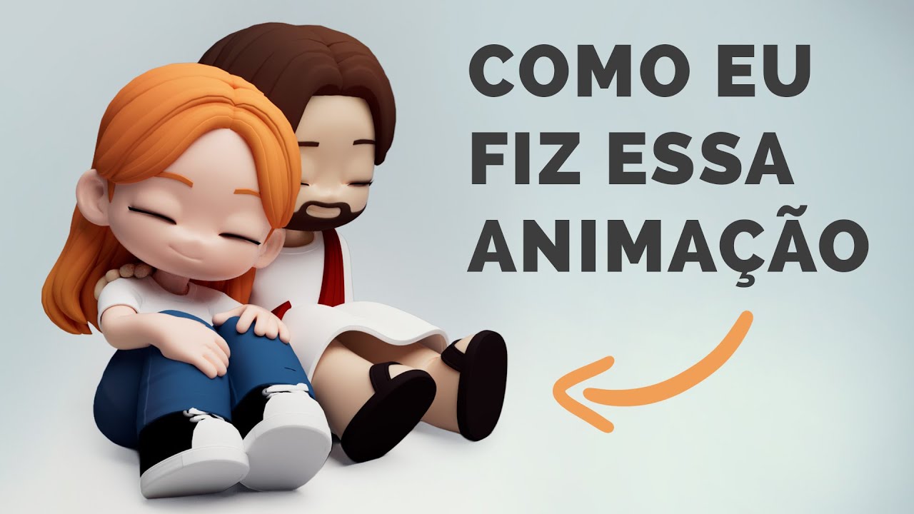 Transformei minha fé em uma Animação 3D (Timelapse Completo)