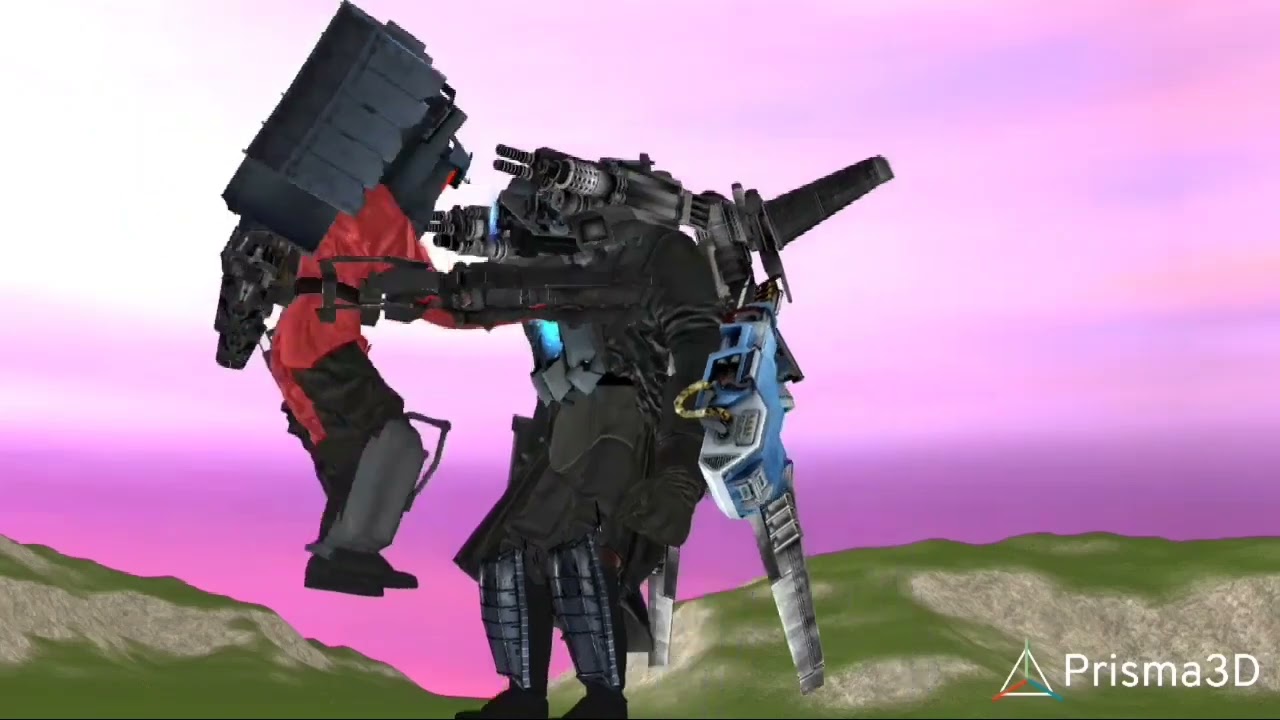 //TITAN CAMERAMAN VS TITAN SPEAKERMAN FULL (NO SCENES EX)//