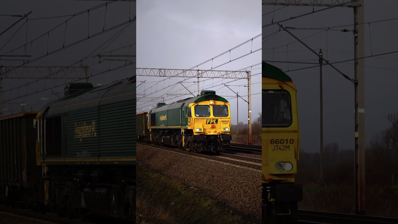 Class 66010 #music #class66 #kolej #rail #zug #railway #vlak #pociąg #lokomotywa #train #puresound