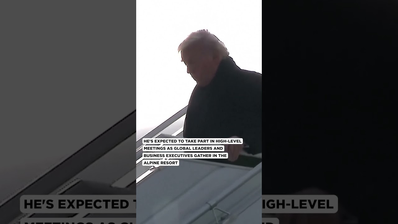 Greenland Showdown in Davos&hellip; Trump Lands In Zurich