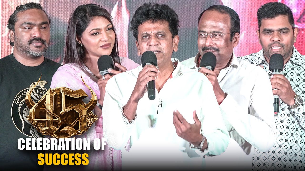 UNCUT - Film ‘45’ Grand Success Meet in Mumbai | Shivarajkumar & Team Celebrate Success