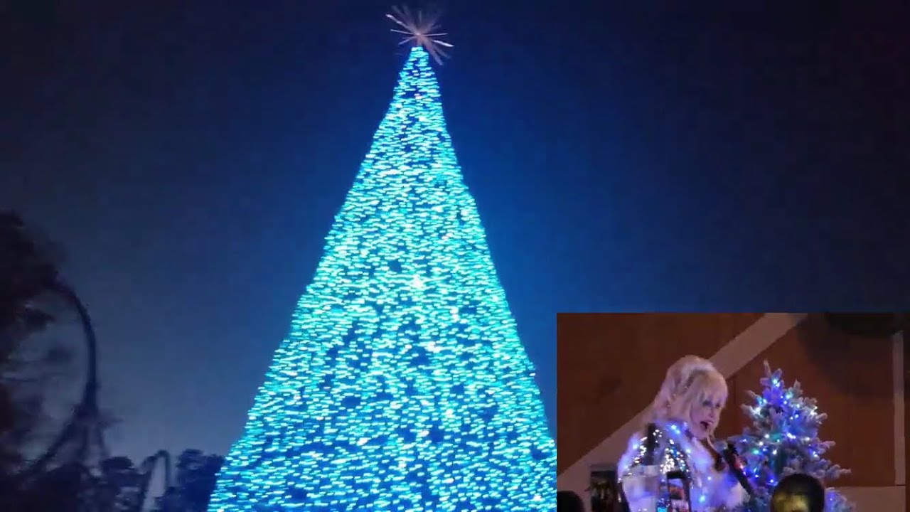 Dollywood - New Glacier Ridge Tree Lighting Ceremony with Dolly Parton - Smoky Mountain Christmas