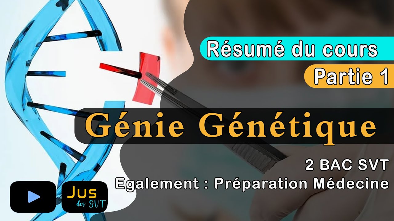 Le Génie Génétique - 2 BAC SVT | Résumé
