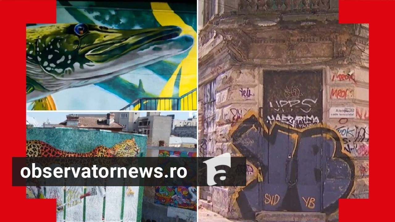 Între artă şi vandalism: cum îi pun la zid autorităţile pe grafferii din Bucureşti
