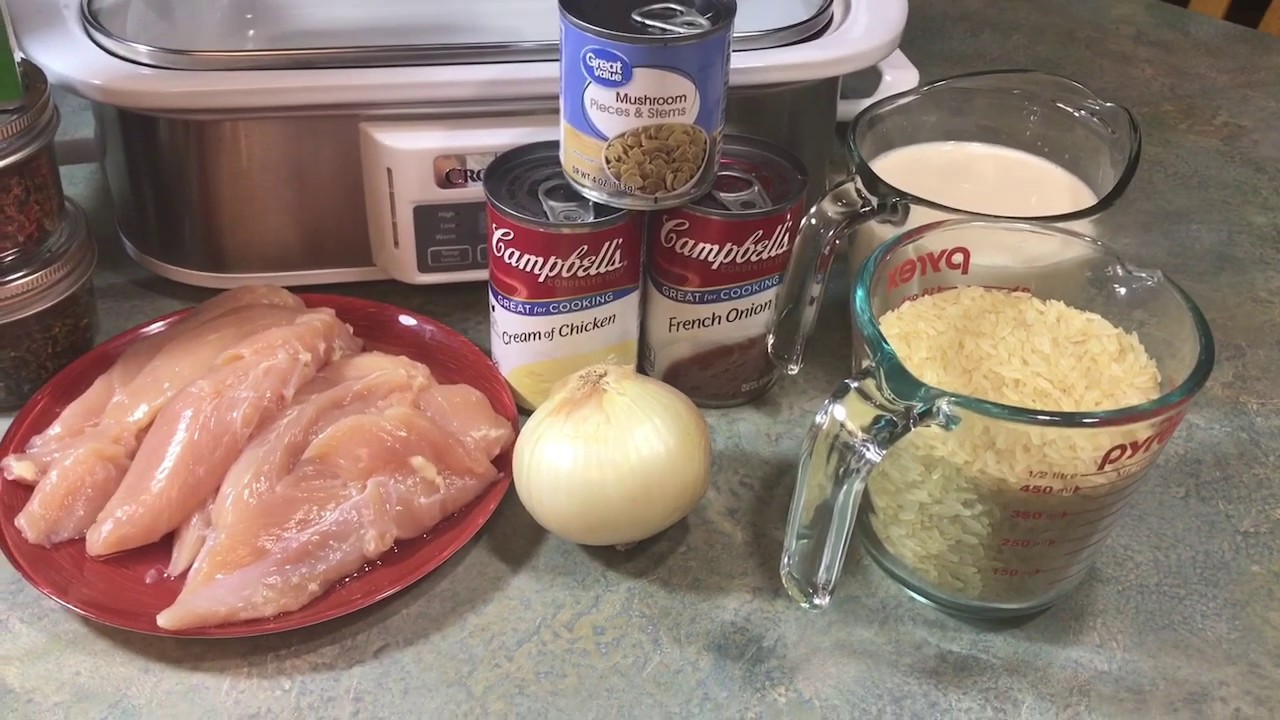 Crockpot Chicken and Rice