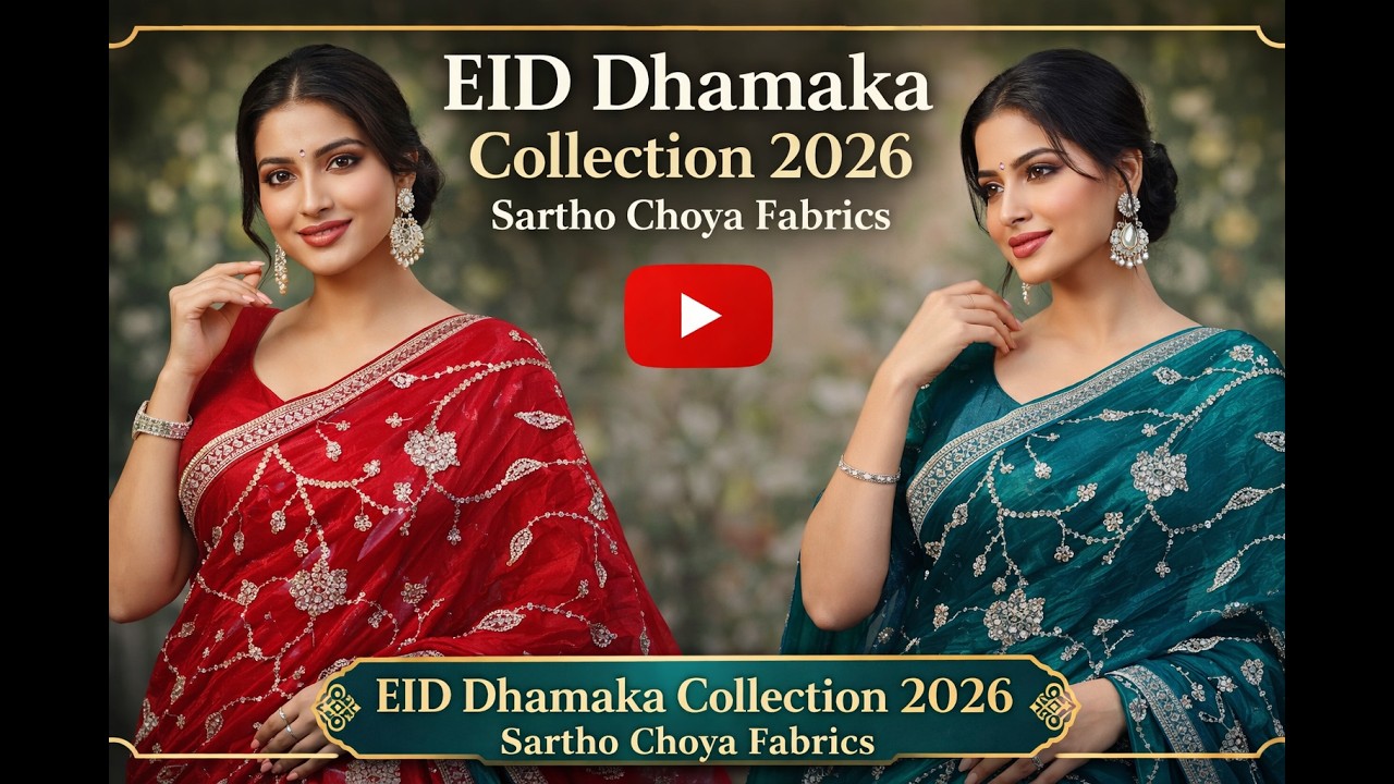 ✨ EID COLLECTION 2026 ✨Fendi Original Pakistani Kari Cupi কাজ করা গজ কাপড় 🔥💰 মাত্র ৪০০ টাকা / পার গজ