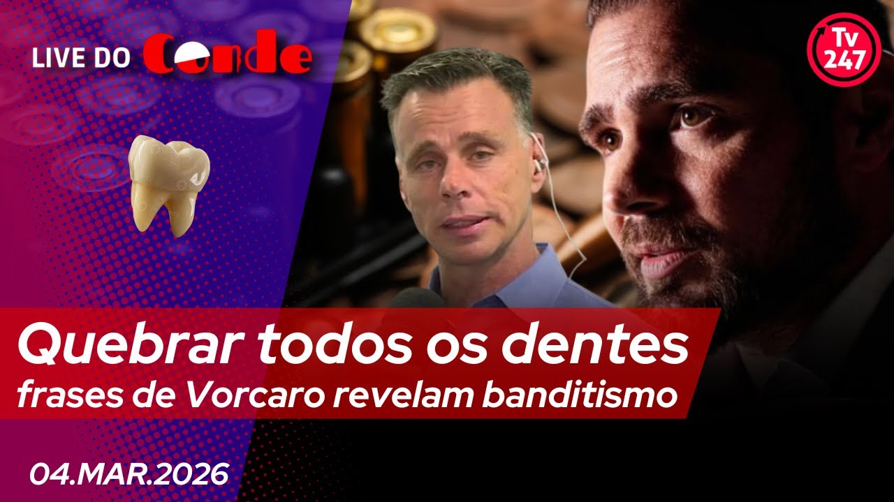 Live do Conde | Quebrar todos os dentes: frases de Vorcaro revelam banditismo do caso Master