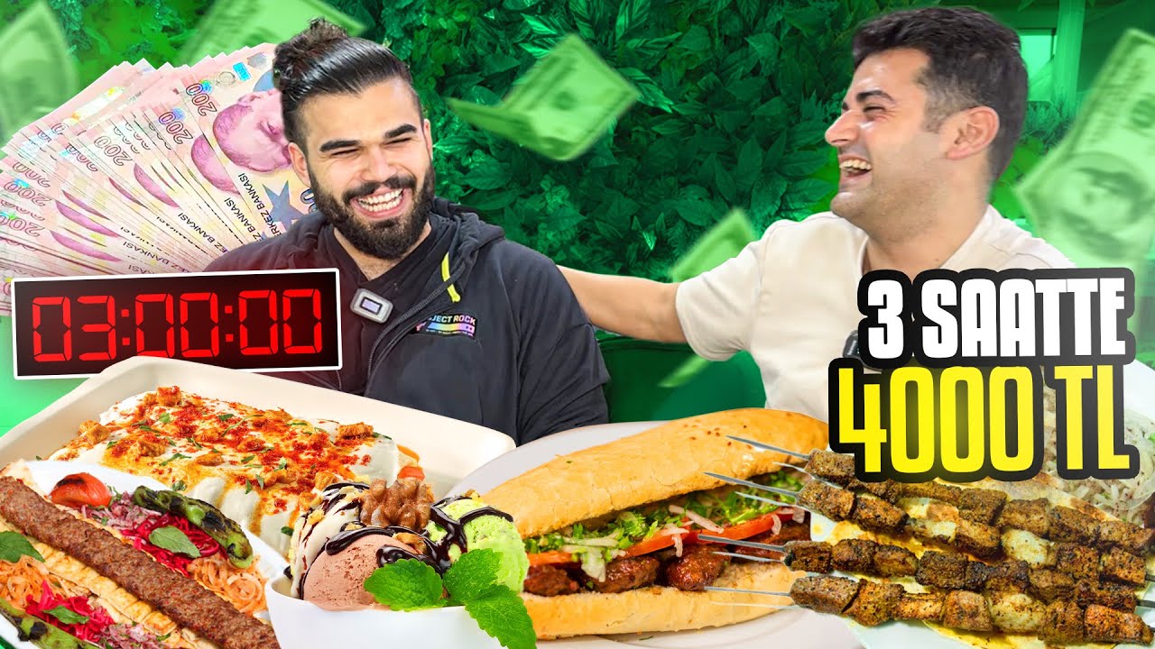 3 SAATTE 4000 TL SERİSİ!!! SOKAK LEZZETLERİ!!!