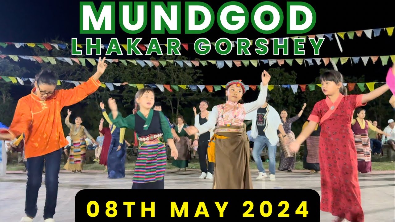MUNDGOD LHAKAR GORSHEY ON 08th MAY 2024 #mundgod #tibetanvlogger #tibetansong #lhakarsang