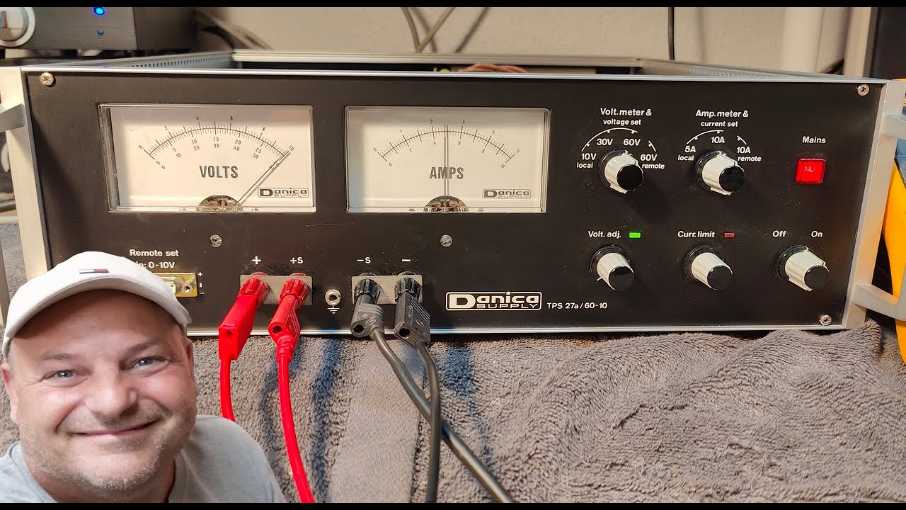 Ремонт и разборка Danica Supply TPS27a 60 В 10 А 1980 года выпуска