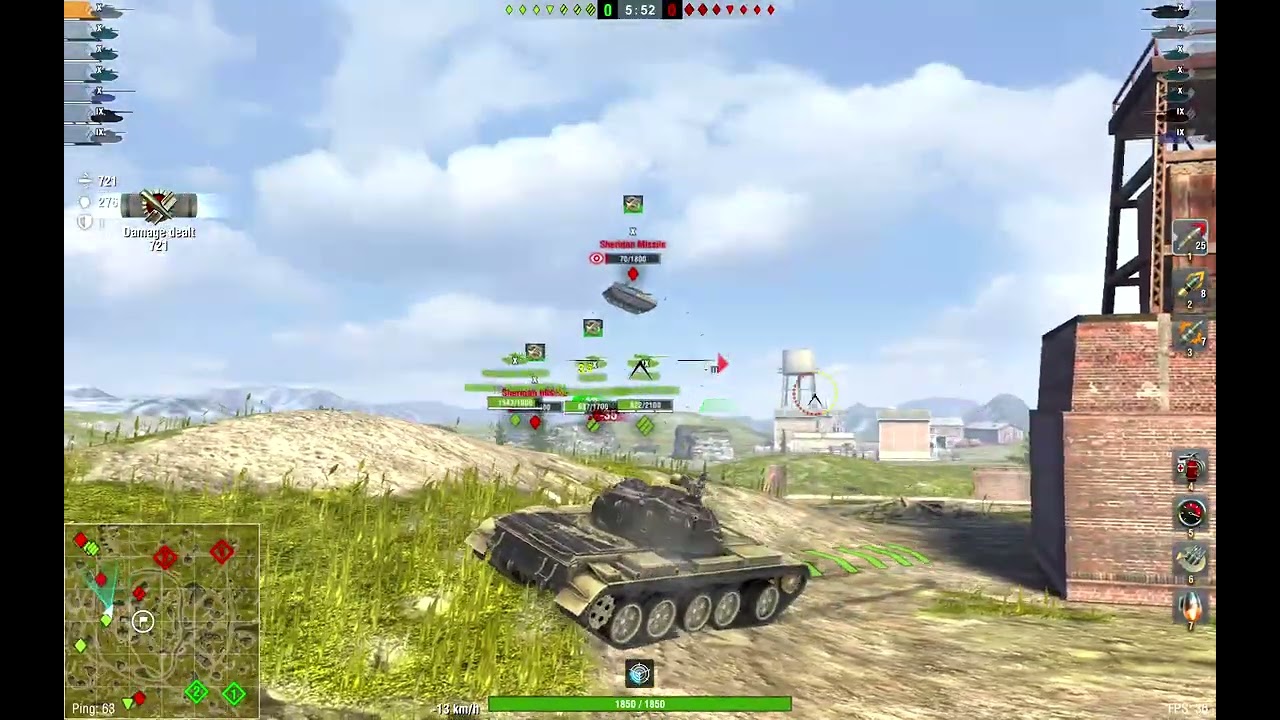 World of Tanks Blitz 121B 4 kills