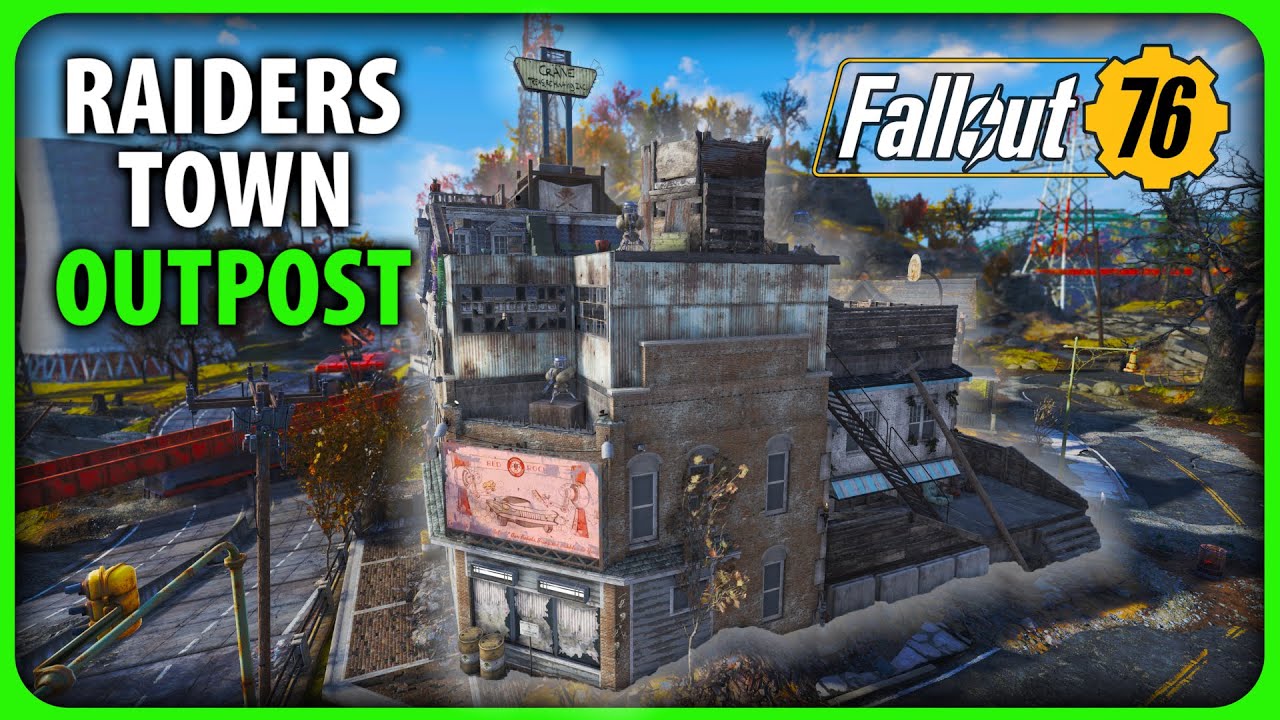 Fallout 76 - Raiders Downtown Outpost Settlement