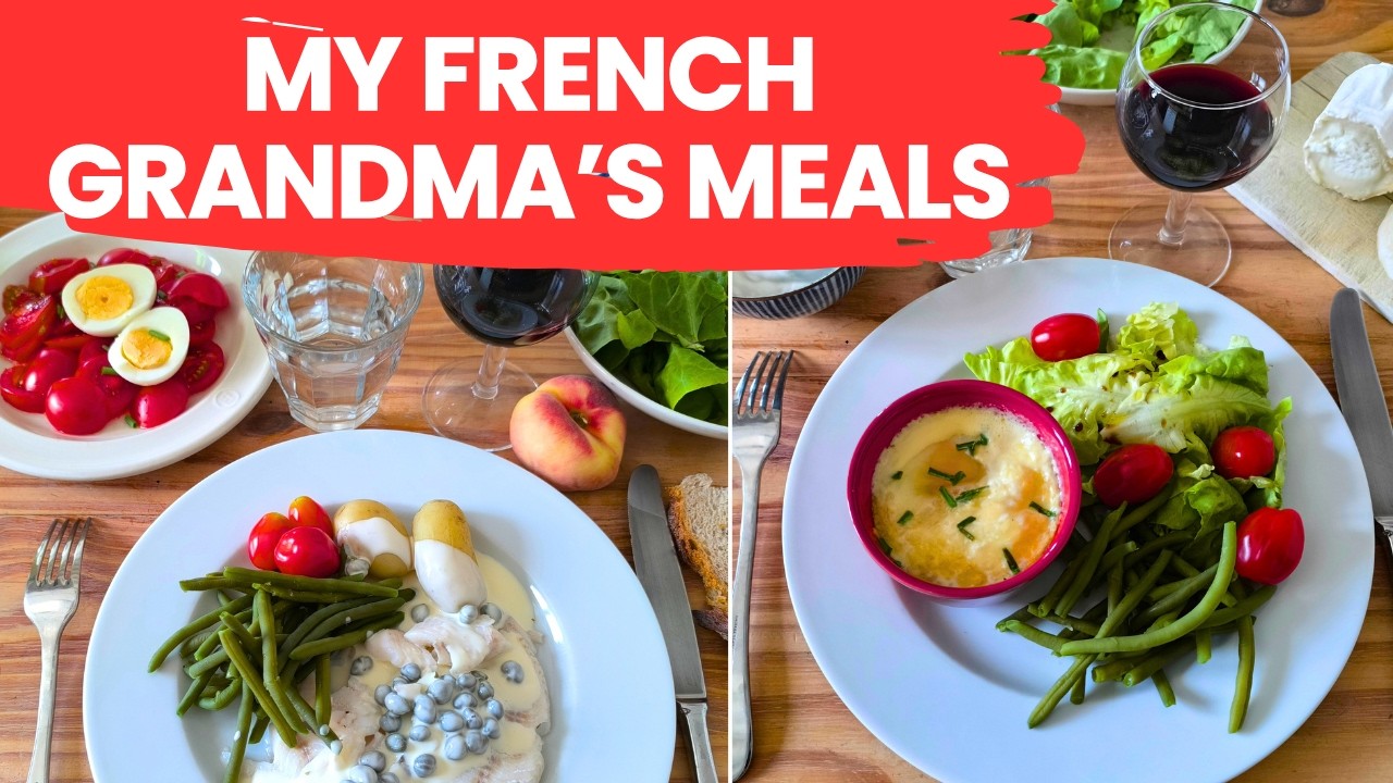 What My French Mom & Grandma Ate in a Day in 1960s France