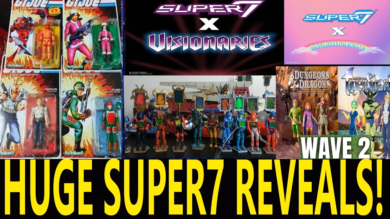 RETRO-WED: HOT SHILL NEWS FROM SUPER 7 UPDATES VISIONARIES, GI JOE REACTION+ TIGERSHARKS, TMNT