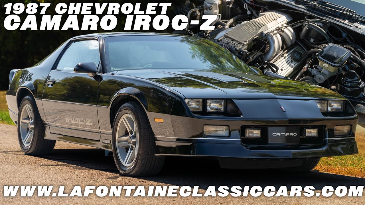 Chevrolet Camaro IROC Z 1987 года | T-Tops | L98 5.7L | 17 тыс. миль