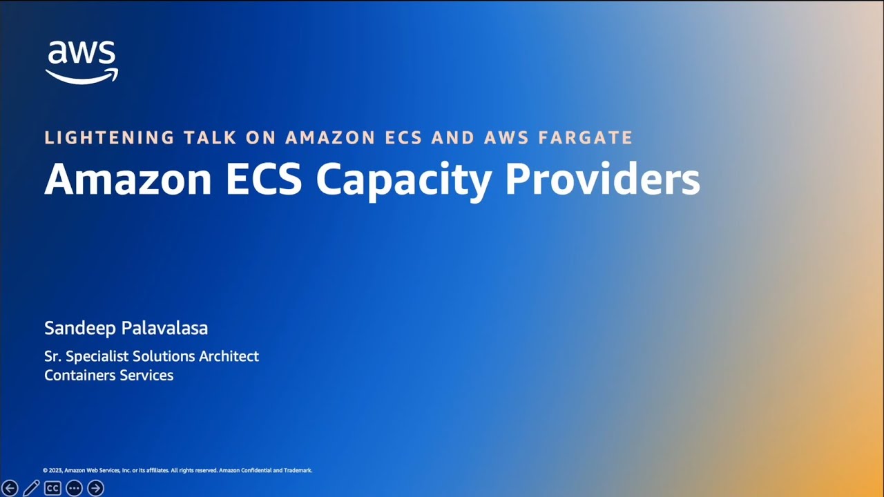 Amazon ECS: ECS Capacity Provider Overview | Amazon Web Services