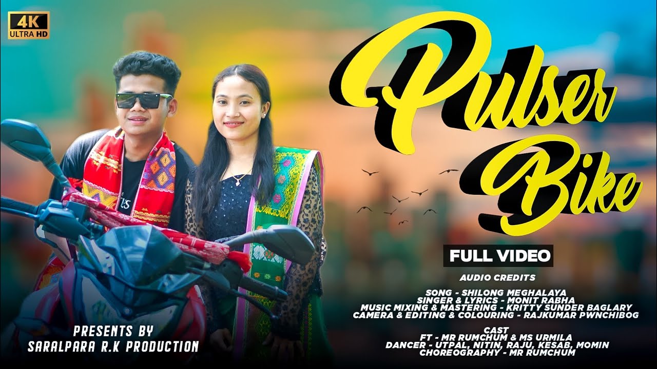 Pulsar Bike New Official Music video || Ft Mr RUMCHUM & Ms URMILA || Singer Monit Rabha