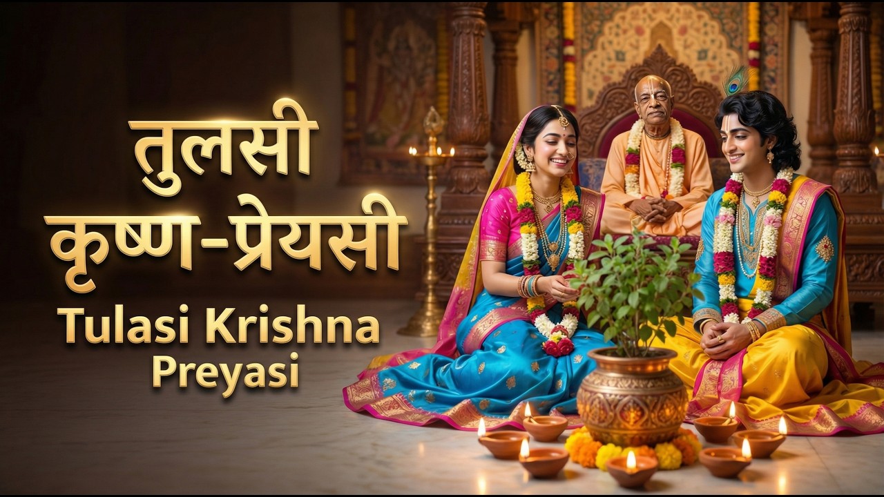 Tulasi Krishna Preyasi | ISKCON Bhajan #iskcon #tulasi #radhakrishna #bhajan #prabhupada #krishna