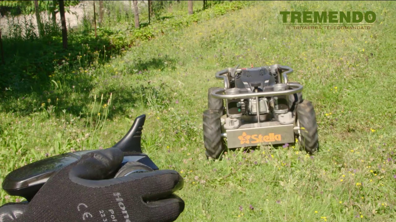 Tritaerba telecomandato per pendenze - Stella Tremendo  ita 291018