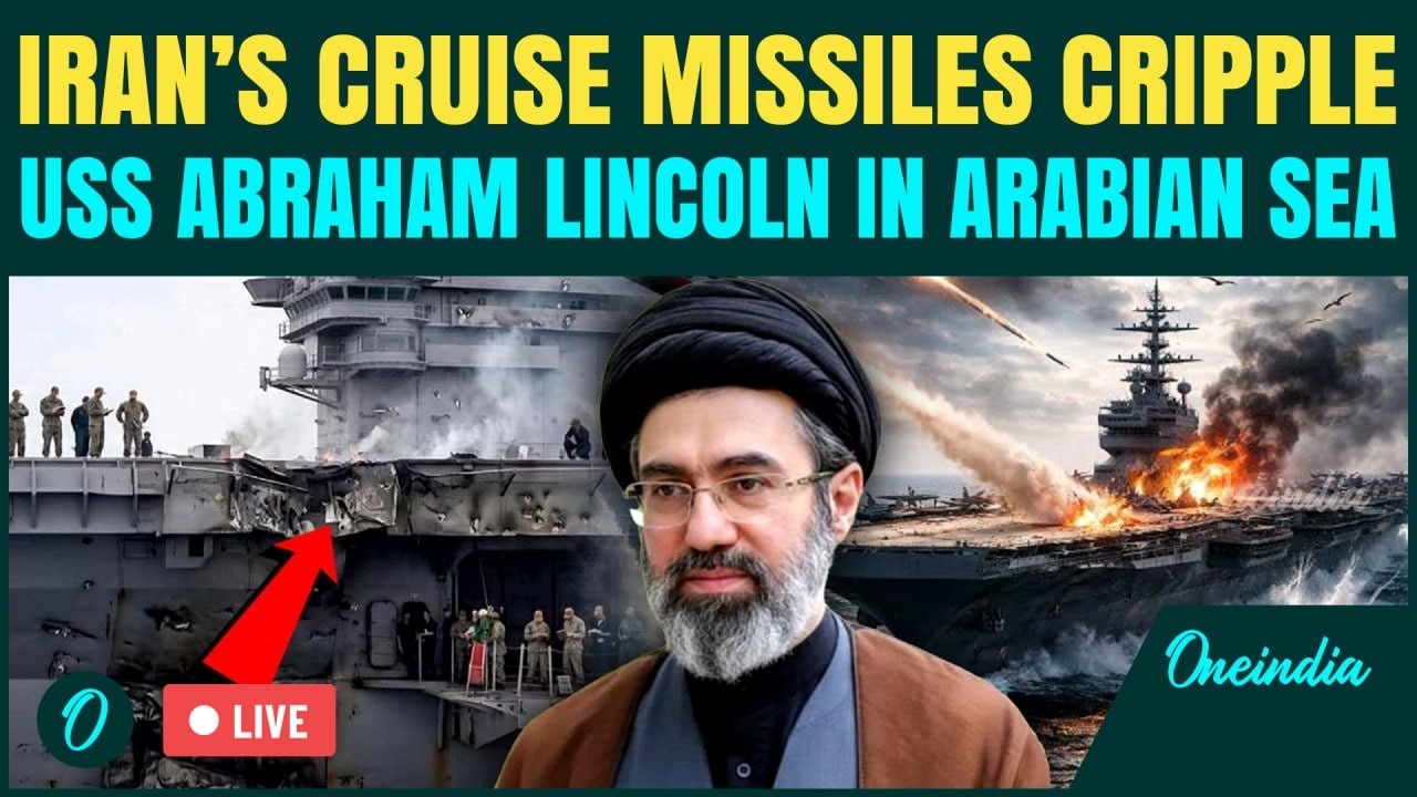 Iran Qadr Missiles HIT USS Abraham Lincoln LIVE:  4 Missiles Pound U.S Warship After Trump&rsquo;s Threats