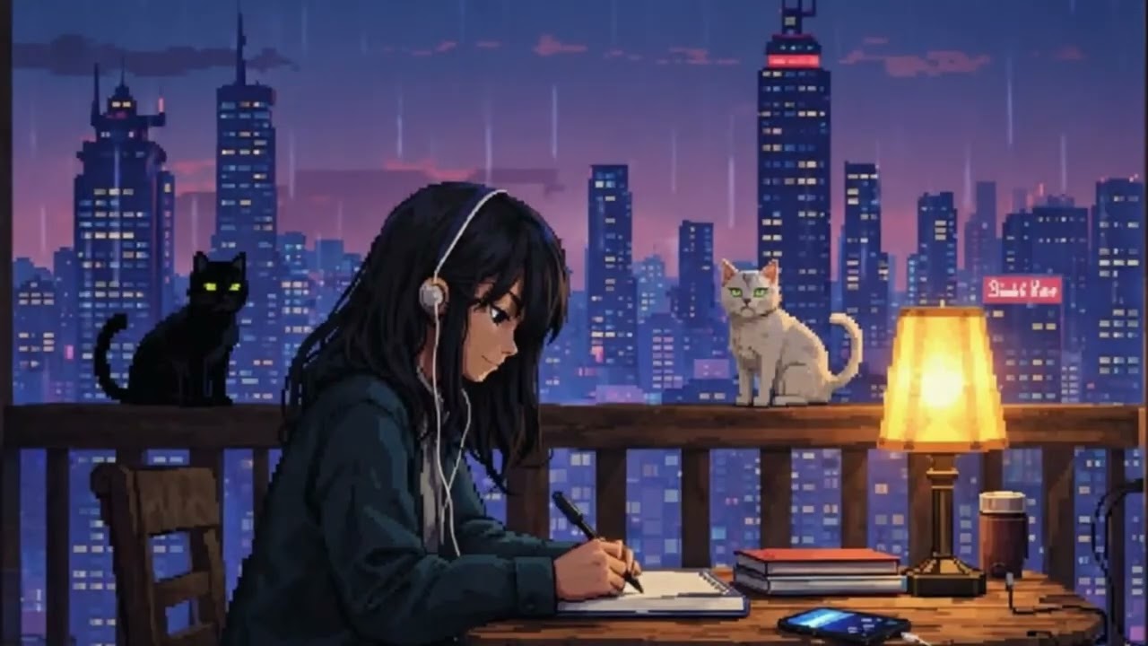 Lonely Winter Night 🌨️ Nostalgic Lofi for Anxiety & Deep Focus