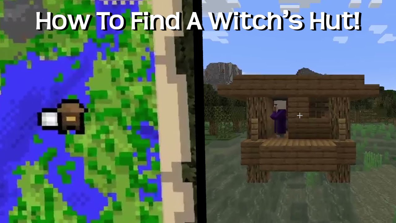 How To Find A Witch's Hut In Minecraft!