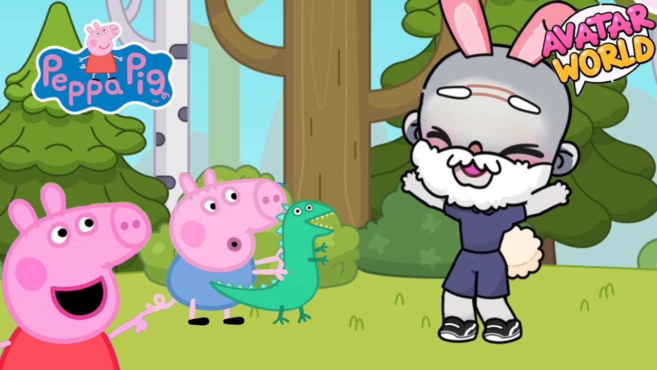 🐷 PEPPA PIG IN AVATAR WORLD ✨ Grampy Rabbit's Dinosaur Park 🦕