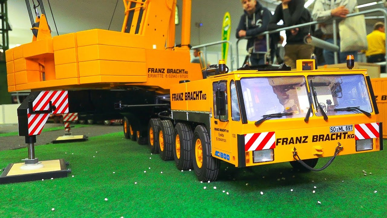 RC MODEL SCALE TRUCK CRANE DEMAG AC 1300 FRANZ BRACHT KG IN DEMONSTRATION!!