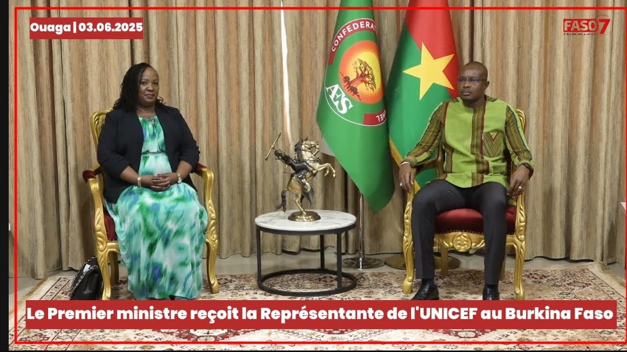Burkina Faso : La nouvelle Représentante de l'UNICEF  chez le Premier ministre