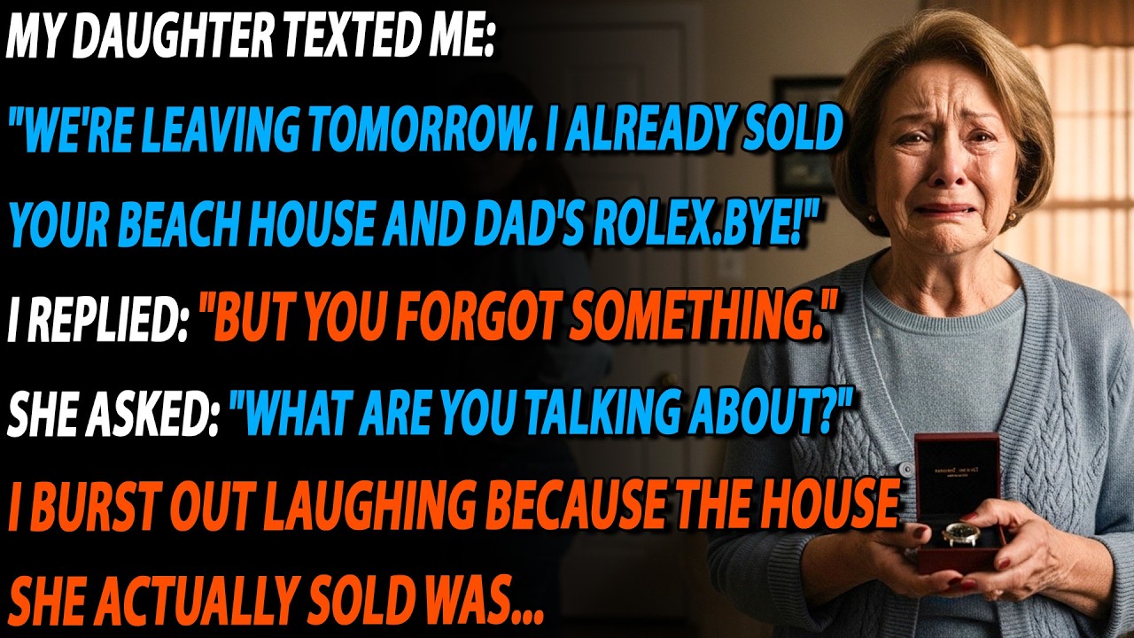 🚨 I Sold Mom’s Beach House & Dad’s Rolex — What My Daughter Didn’t Know 😱