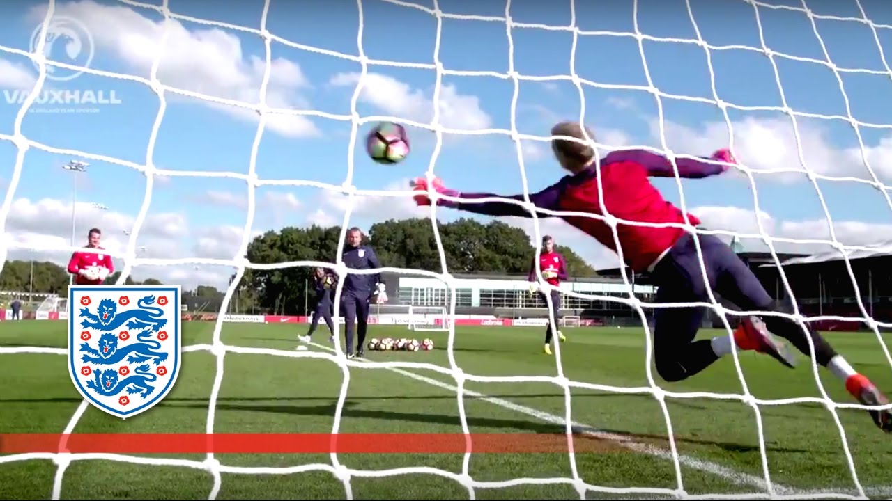 Goalkeeper training session for World Cup Qualifier (Hart, Forster, Heaton) | Inside Training