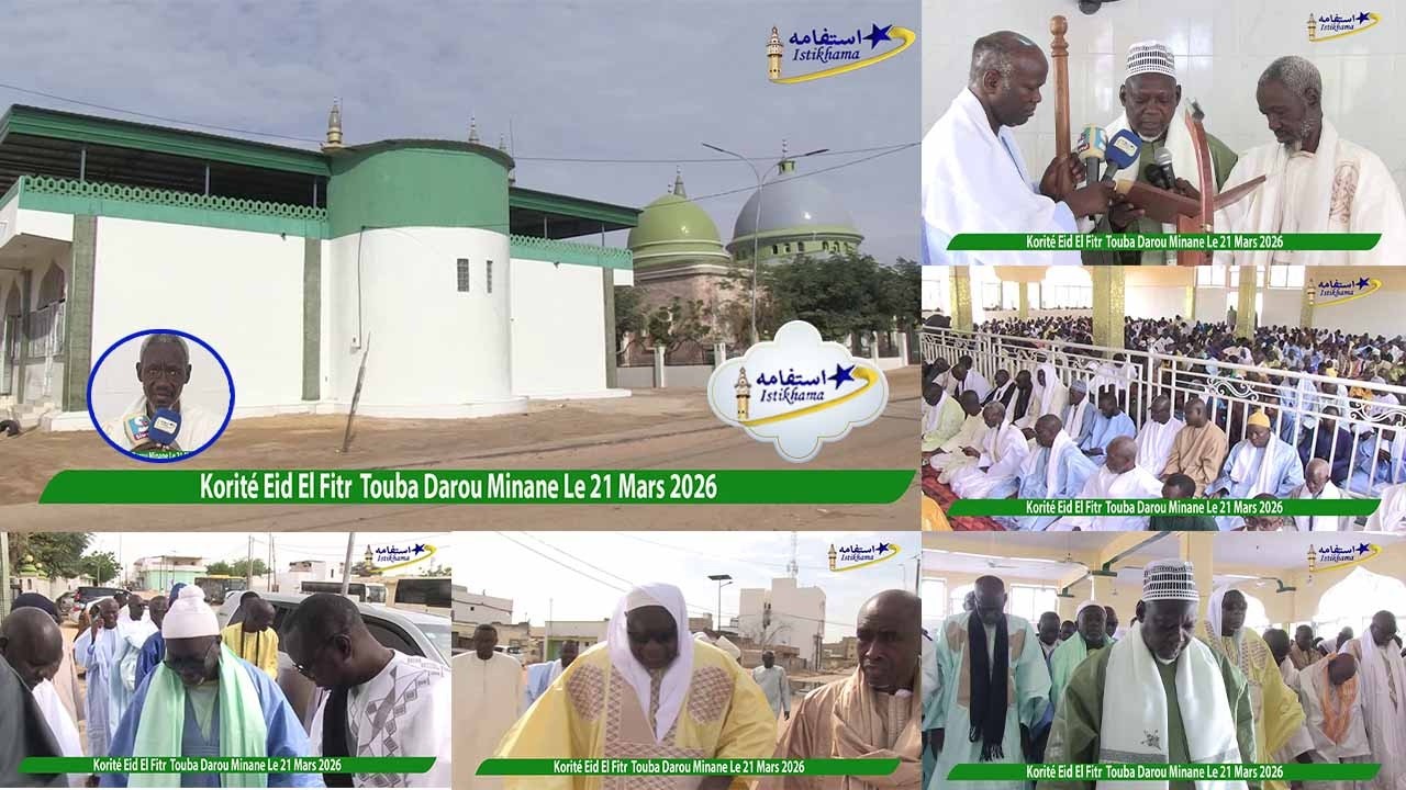 Korit&eacute; Eid El Fitr  Touba Darou Minane Le 21 Mars 2026