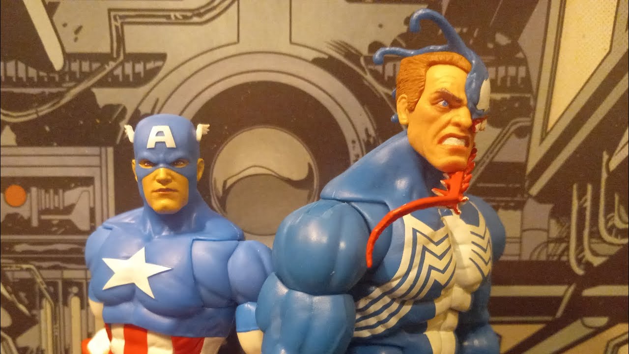 MARVEL LEGENDS GAMERVERSE VENOM AND CAPTAIN AMERICA 2 PACK!!!!