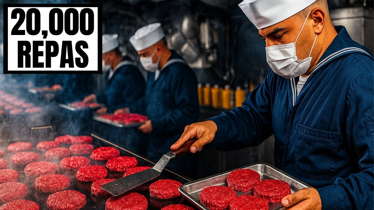 Le quotidien d'un chef cuisinier de marine sur un porte-avions de 13 milliards de dollars.