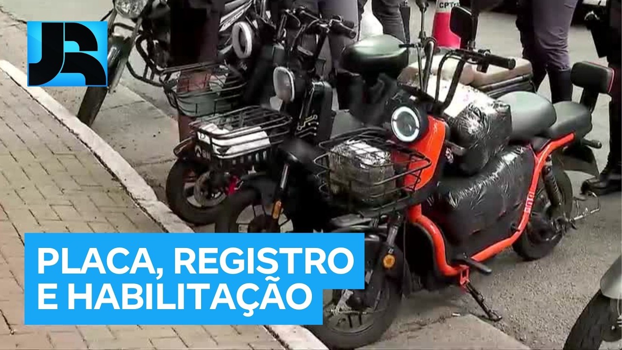 Placa e registro: veja o que é obrigatório a motoristas de ciclomotores desde o início do ano