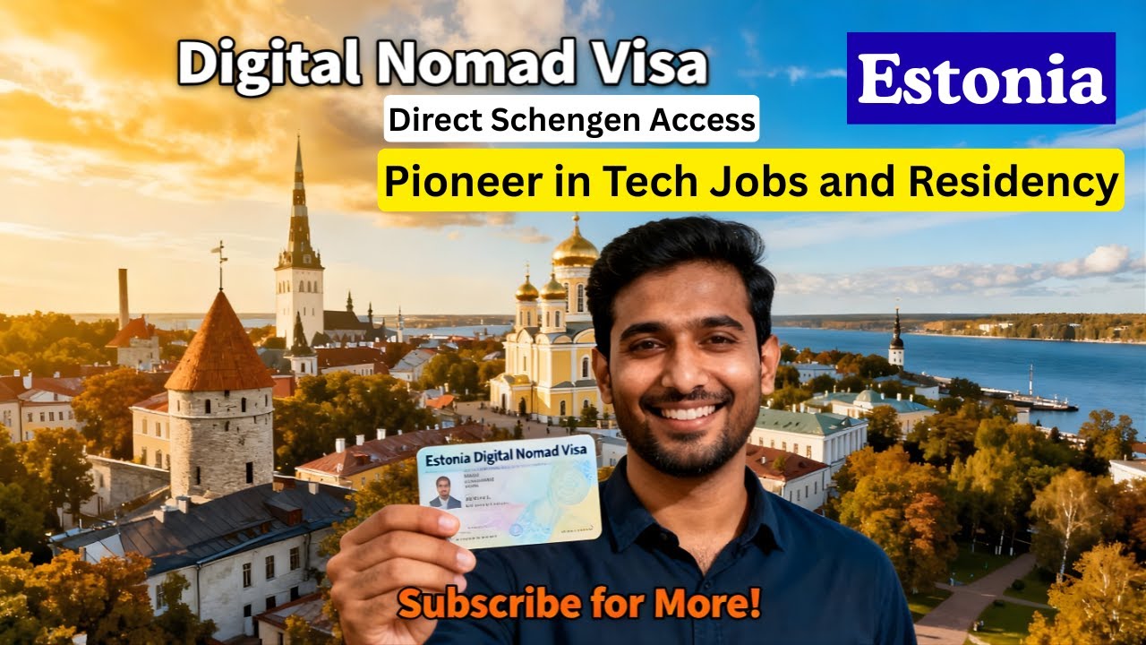 Estonia Digital Nomad Visa 🇪🇪 | 99% Approval! Freelancers & Families Get Direct Schengen Access
