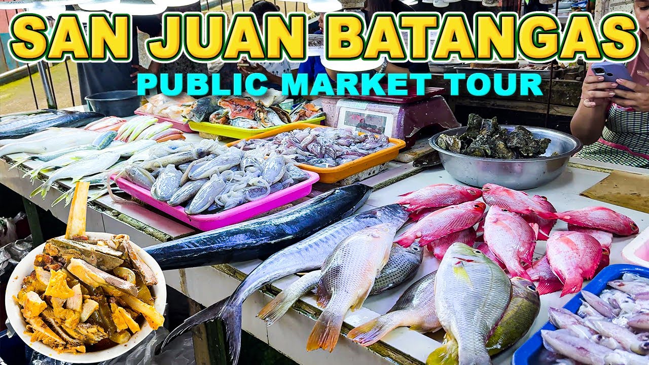 BATANGAS Palengke Tour | San Juan Public Market Walking Tour and Kuya Oliver's Gotohan