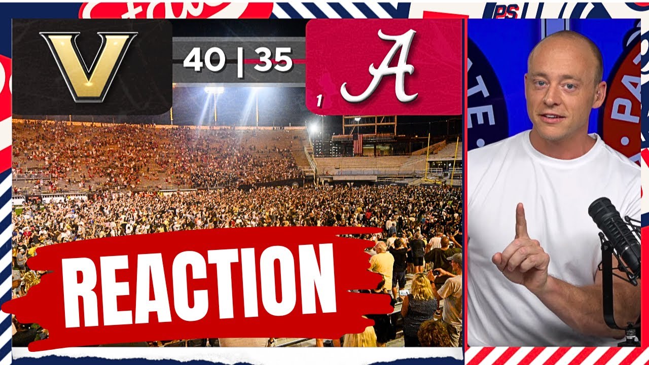 Alabama Stunned By Vanderbilt - Josh Pate Rapid Reaction