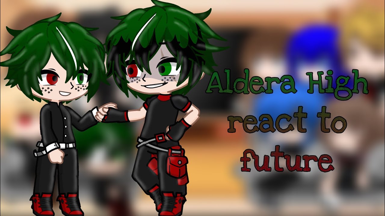 Aldera High react to future || Villain Deku AU || Bakudeku angst || 2/2 || read desc. || ꧁ochik0mu꧂