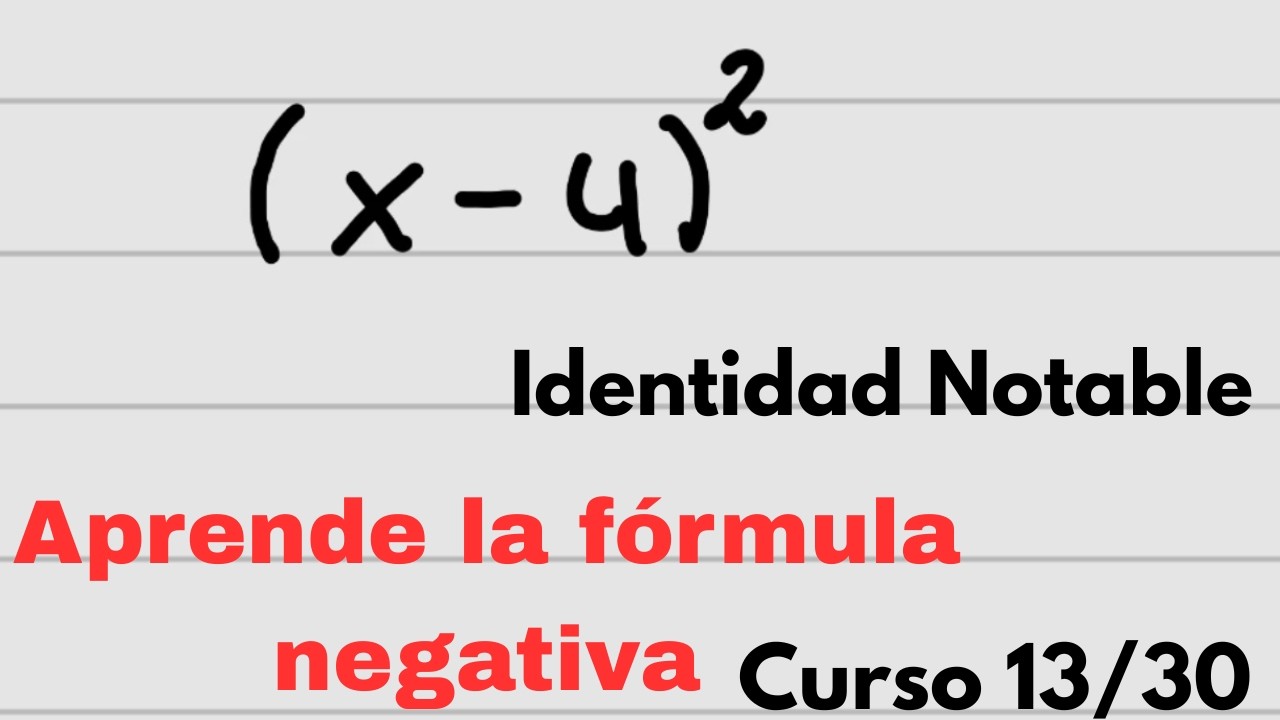 Cómo resolver (x - 4)^2 | Cuadrado de una Diferencia