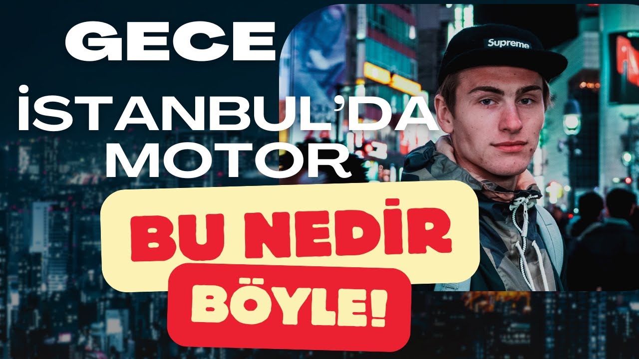 İstanbul'da gece motor kullanmak! #istanbul #motovlog #gece