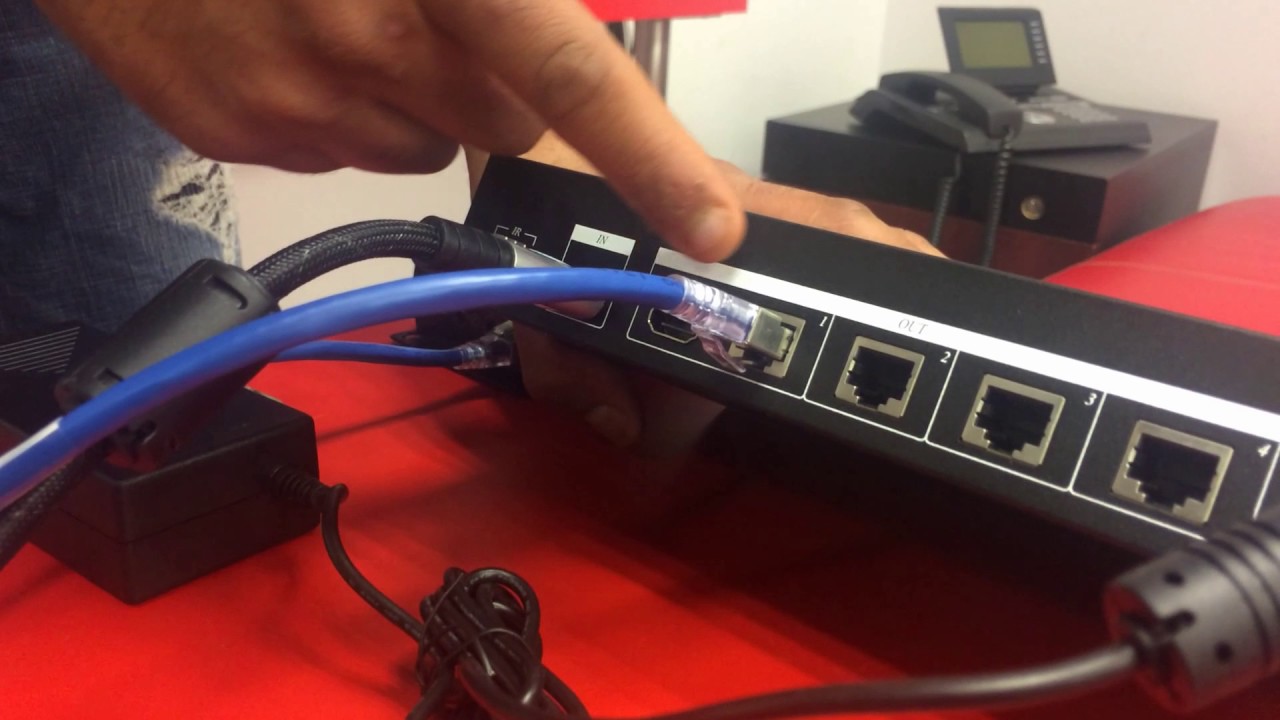 Extender video HDMI mediante UTP.