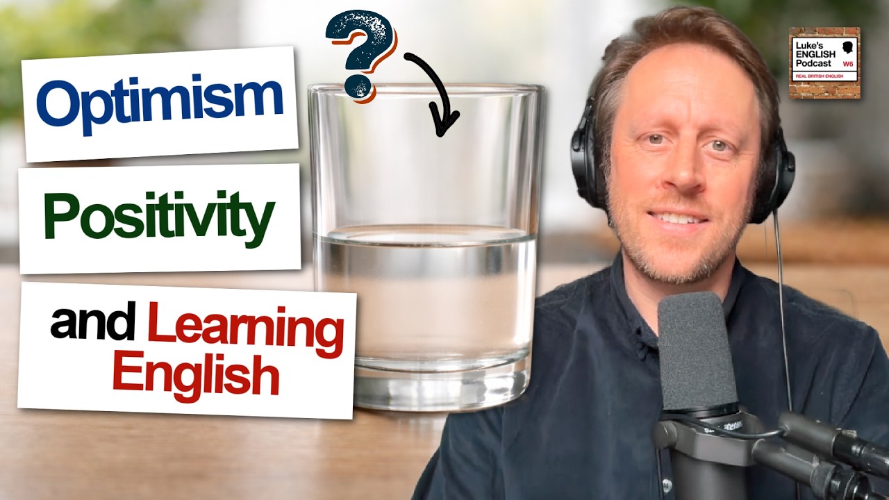 Is the glass half empty, or half full? 🥃 (Learn English Vocabulary & Discussion) [981]