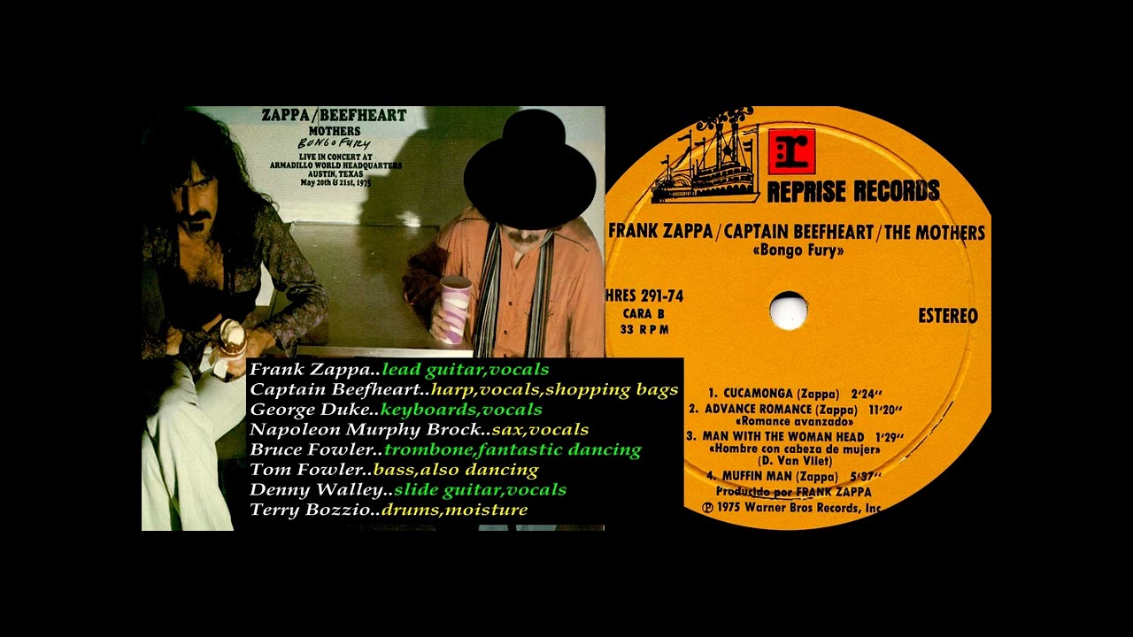 Frank Zappa - Bongo Fury ,1975 ( SIDE B )