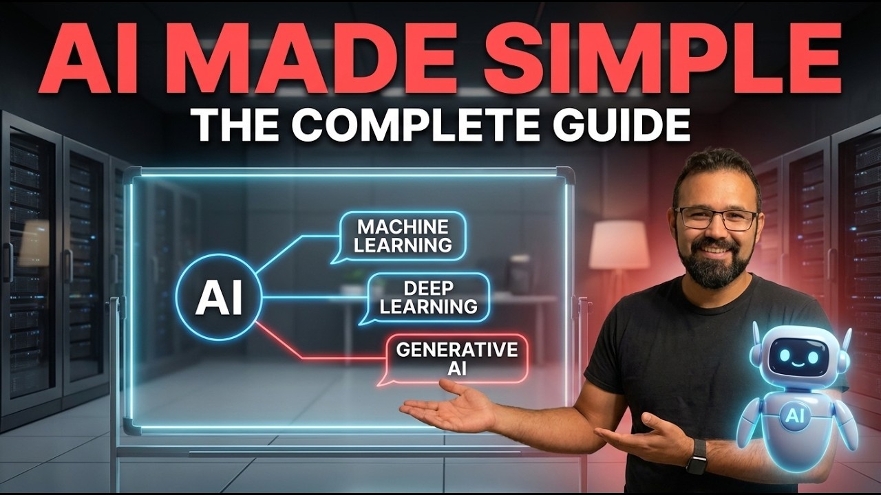 AI Made Simple: The Complete Guide to Understanding AI, ML, Deep Learning & Generative AI