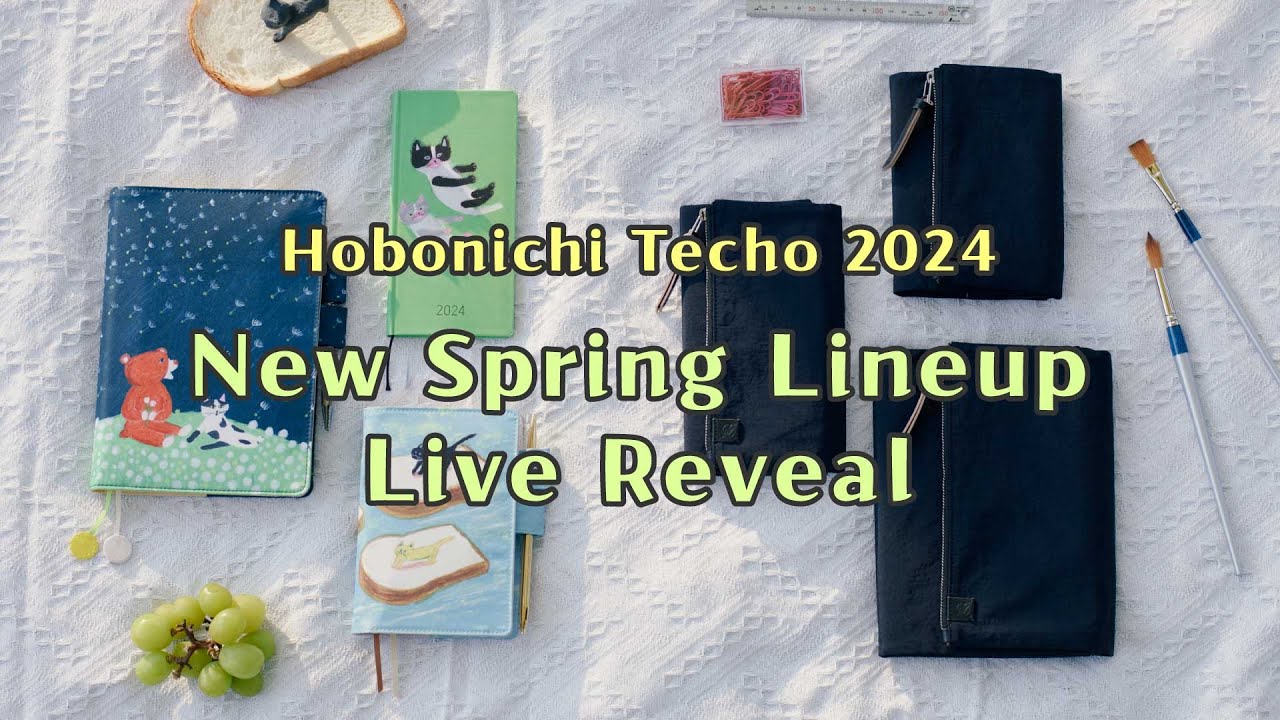 Introducing the Hobonichi Techo 2024 Spring Lineup!