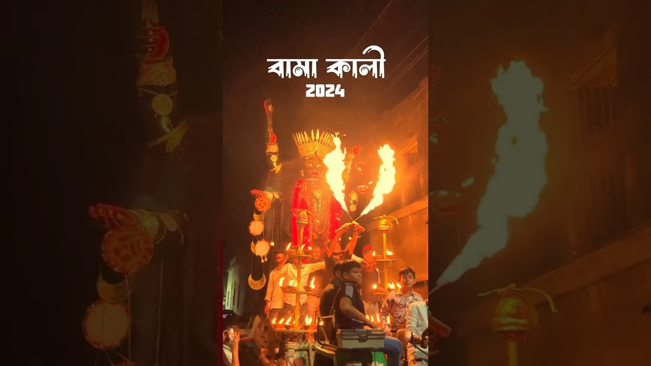 Bama Kali Dance Video 2024 | মহা জাগ্রত বামাকালীর উত্তাল নাচ | Santipur kali puja visarjon 2024