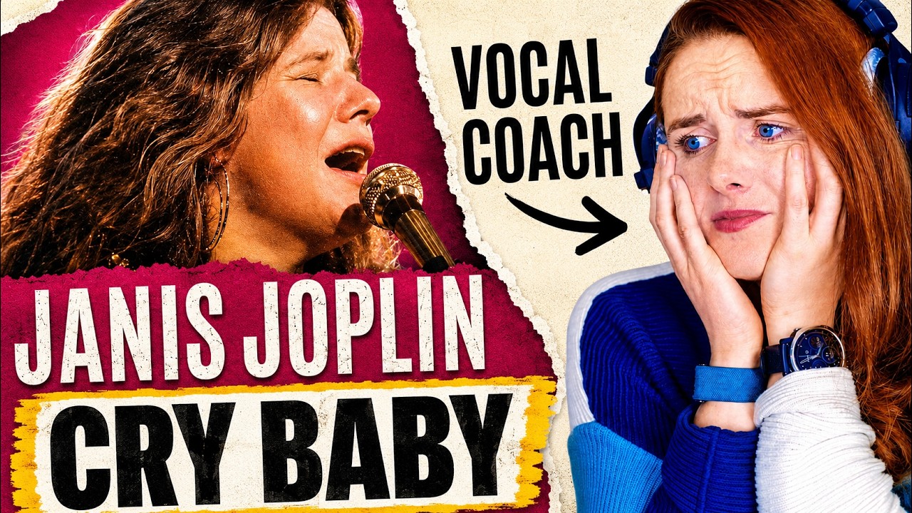 I Lose My Mind! | Vocal Coach Breaks Down Janis Joplin – ‘Cry Baby’