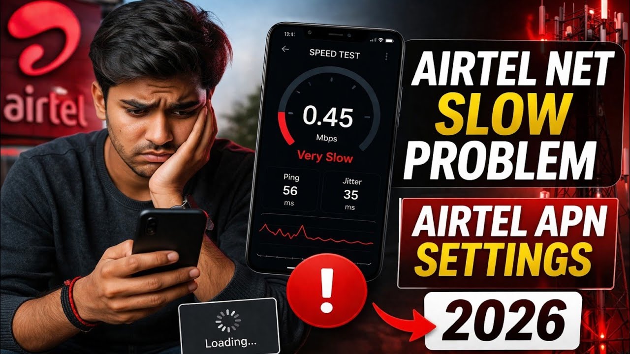 📶Airtel APN Settings 4G/5G 2026 | Airtel Net Slow Problem | Airtel APN Settings 2026✅ | Airtel APN 🚀